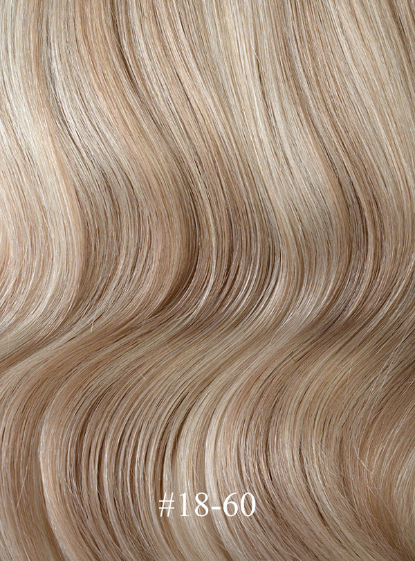 Ombre / Highlight Color: Brazilian Virgin Hair Feather Weft Extension