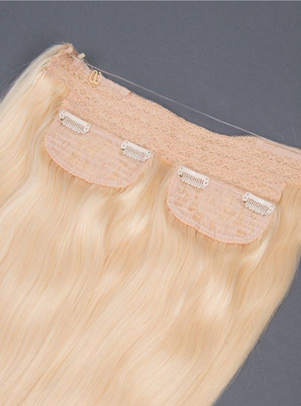Chinese Remy Hair Halo Extensions-Light Color