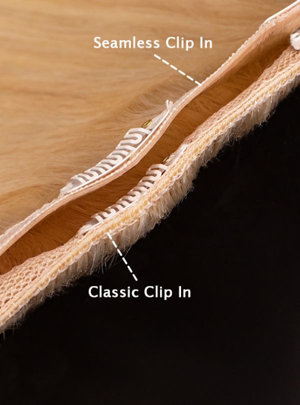 Ombre / Highlight Color: Chinese Virgin Hair Seamless Clip In Extensions