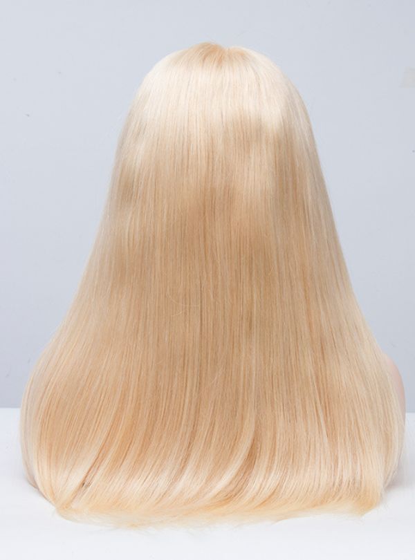 150% 5x5 Blonde Closure Wigs Long Straight Lace Front Wigs-LFS001_4-1
