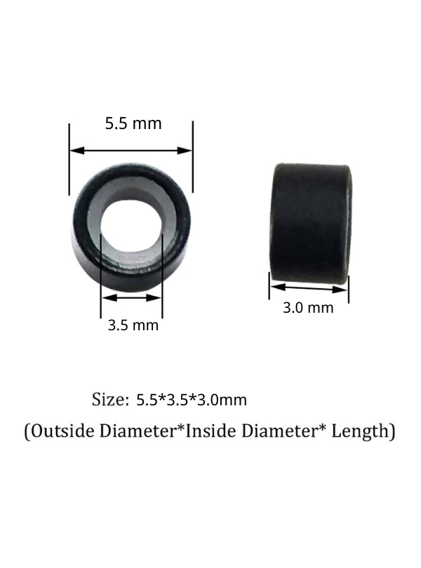 5.5mm Micro Silicone Rings Beads