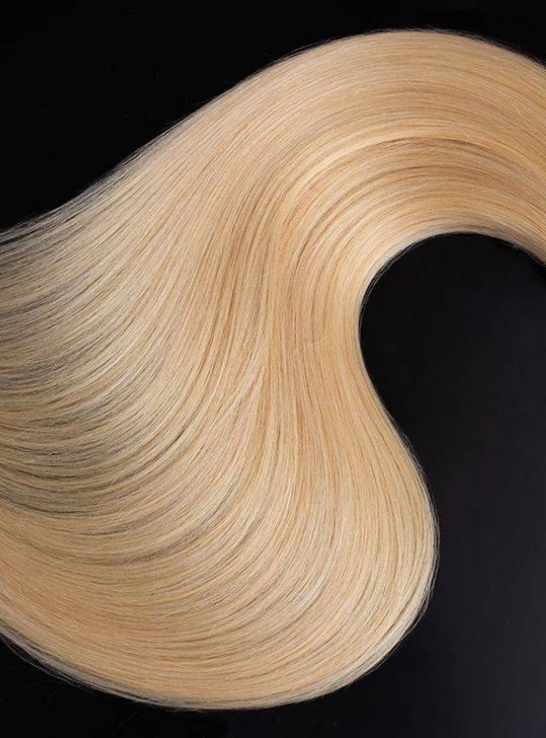 Ombre / Highlight Color: Afghanistan Virgin Hair 100g Invisible Skinweft Tape In Extensions