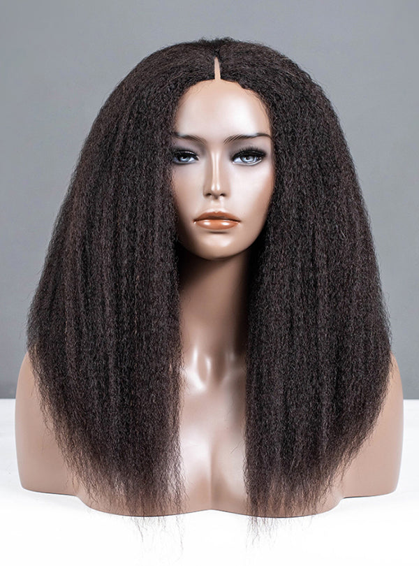 Kinky Blow-Out BYE BYE Leave-Out Thin Part Wig