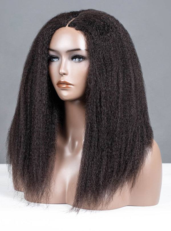 Kinky Blow-Out BYE BYE Leave-Out Thin Part Wig