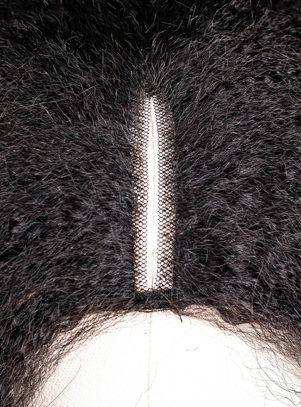 Kinky Blow-Out BYE BYE Leave-Out Thin Part Wig