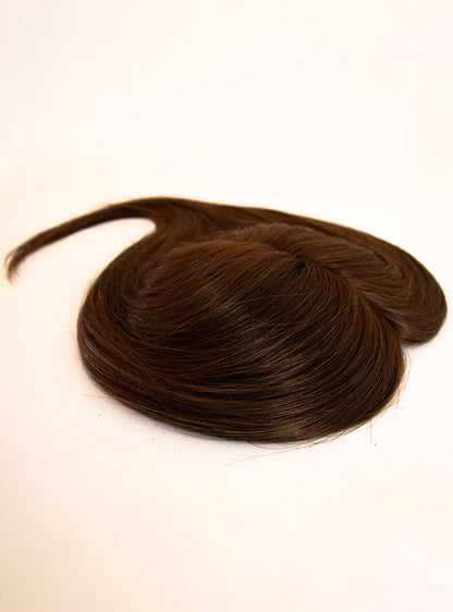 Chocolate Brown Balayage Toppers Chinese Virgin Hair - TLW011