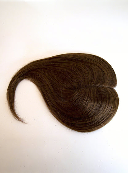 Chocolate Brown Balayage Toppers Chinese Virgin Hair - TLW011