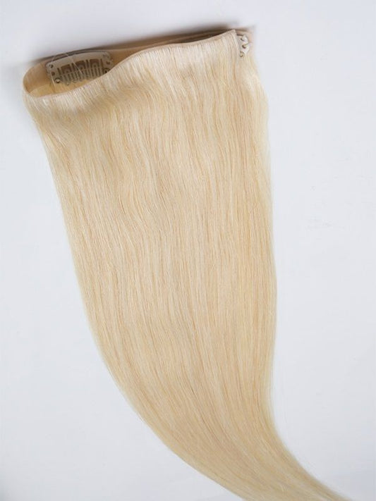 Light Color: Invisible Skinweft Clip In Weft Extensions