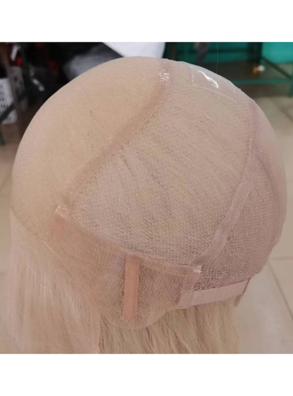 Chestnut Brown with Caramel Highlights FULL LACE Synthetic Wig-XYX09