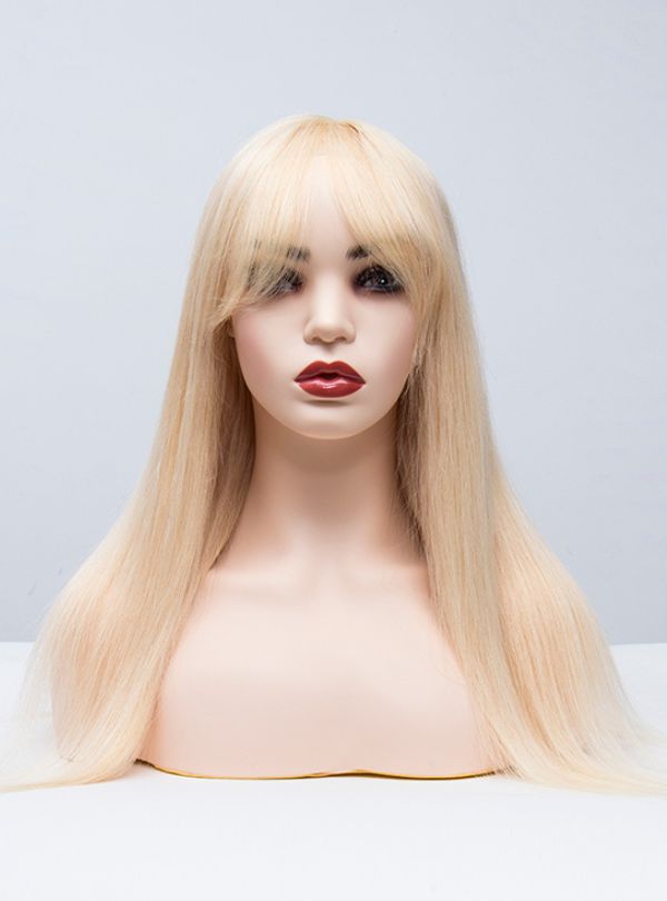 150% Scalp Top Blonde Wigs Long Straight - LFS001_5-1