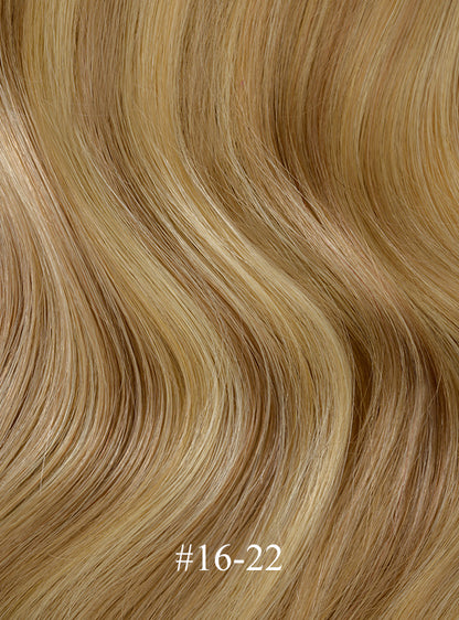 Ombre / Highlight Color: Brazilian Virgin Hair Feather Weft Extension