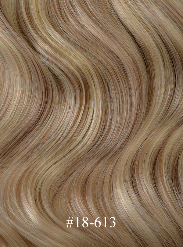 Ombre / Highlight Color: Brazilian Virgin Hair Feather Weft Extension