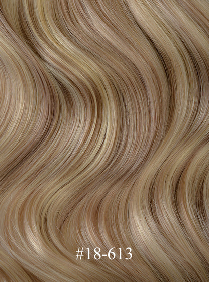 Ombre / Highlight Color: Brazilian Virgin Hair Feather Weft Extension
