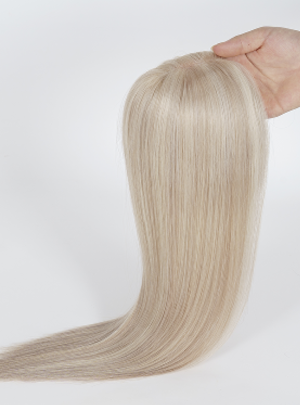 [Stock Unit] 6.5'' x 7'' Silk Top Topper Top Chinese Virgin Hair #18A60