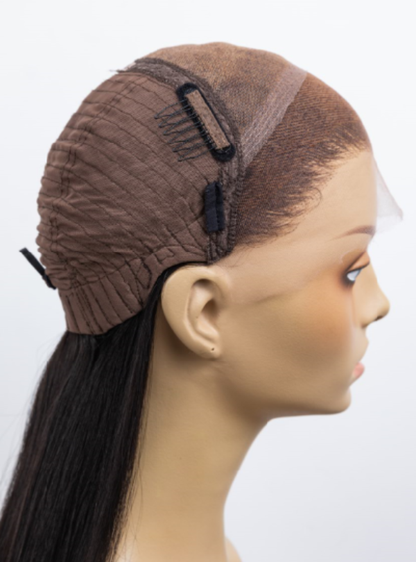 【Stock Unit】10x6 Lace Front Natural Black Wigs - Burmese Virgin hair & Brazilian Virgin Hair