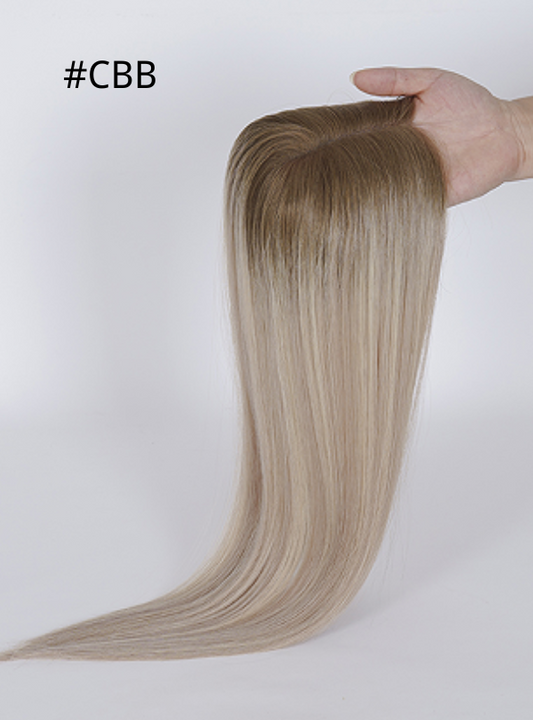 Pull Through Topper Fishnet Integration Topper Cool Beige Blonde #CBB