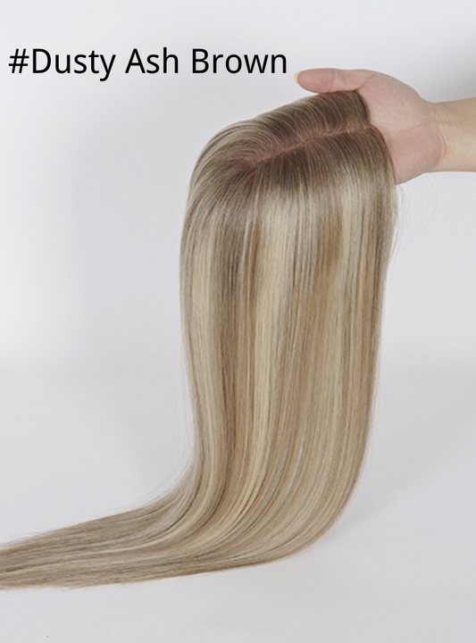 Pull Through Topper Fishnet Integration Topper #Dusty Ash Brown