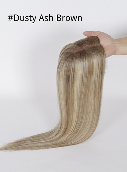 Pull Through Topper Fishnet Integration Topper #Dusty Ash Brown