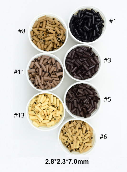 2.8mm Micro Copper Tube Rings Beads