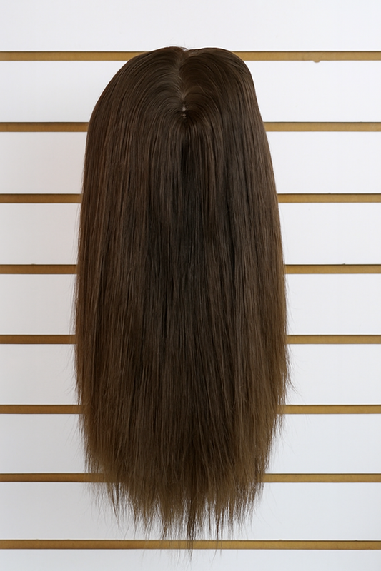 Dark Brown Balayage Toppers Chinese Virgin Hair - TLW012