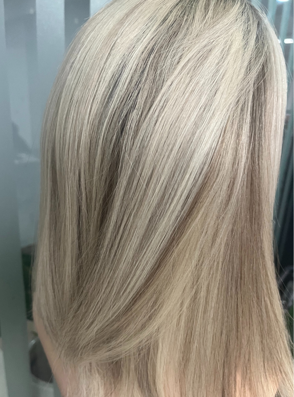 Ash Blonde Highlights Toppers Chinese Virgin Hair - TLW0266