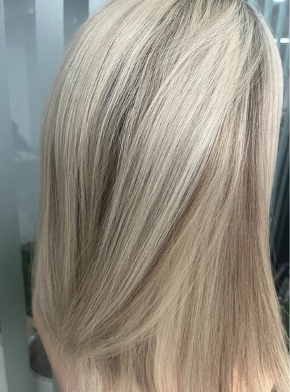 Ash Blonde Highlights Toppers Chinese Virgin Hair - TLW0266