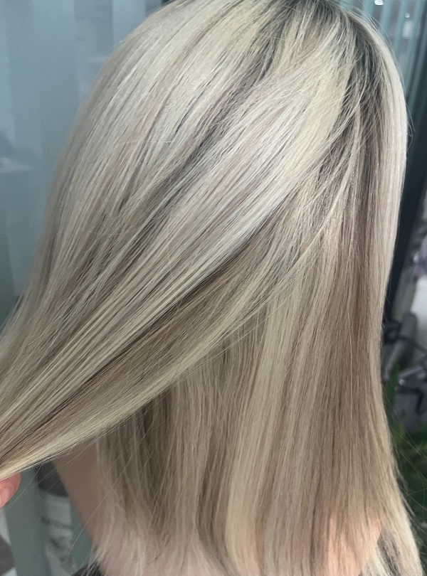 Ash Blonde Highlights Toppers Chinese Virgin Hair - TLW0266