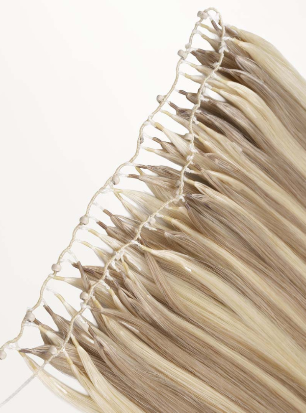 Light Color: Brazilian Virgin Hair Feather Weft Extension