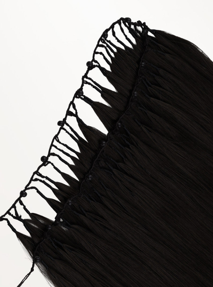 Ombre / Highlight Color: Brazilian Virgin Hair Feather Weft Extension