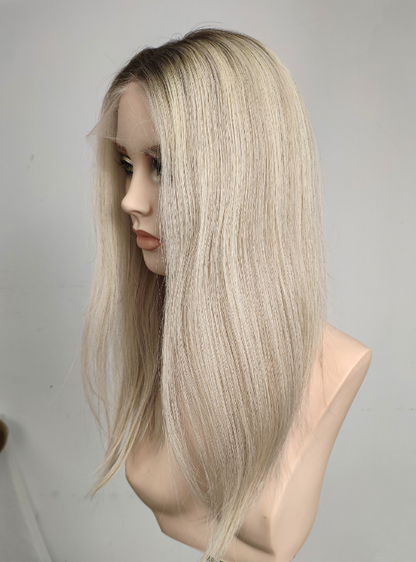 (Modèle en stock) Perruque Balayage Blond Champignon 13x6 200% - Sofiathewigstylist005