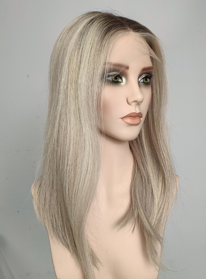 (Modèle en stock) Perruque Balayage Blond Champignon 13x6 200% - Sofiathewigstylist005