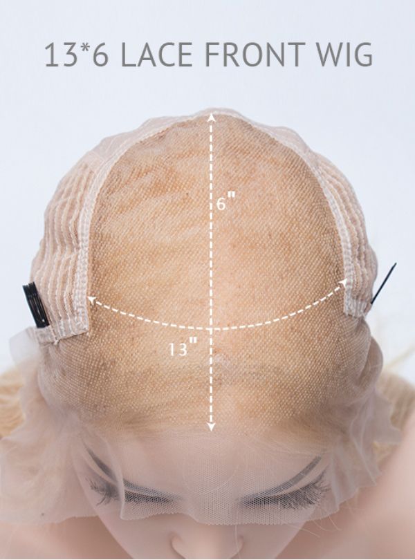 150% 13x6 Blonde Lace Front Long Straight Wigs-LFS001-1