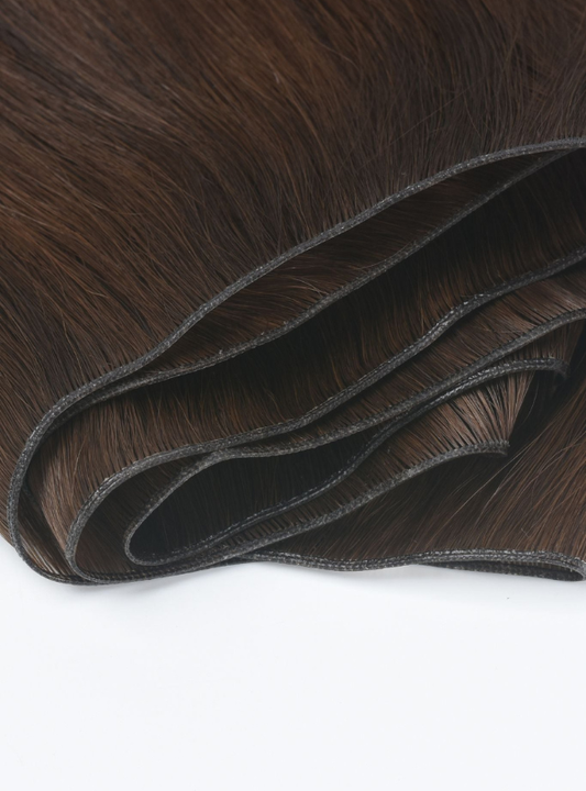 Dark Color: Burmese Virgin Hair 100g Genius Weft / Bundle Extensions