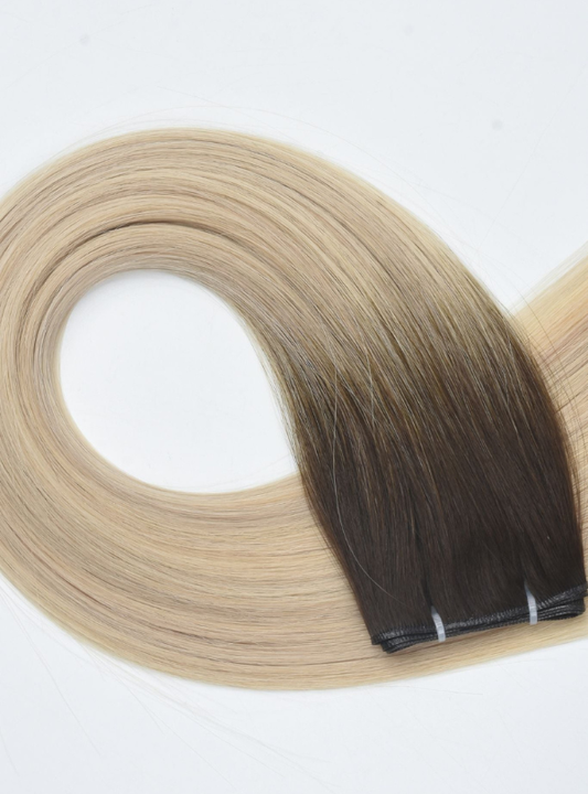 Ombre Color: Brazilian Virgin Hair 100g Genius Weft / Bundle Extensions