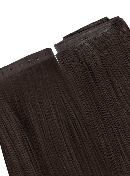 Invisible Hole PU Weft Extension Chinese Virgin Hair - Dark Color