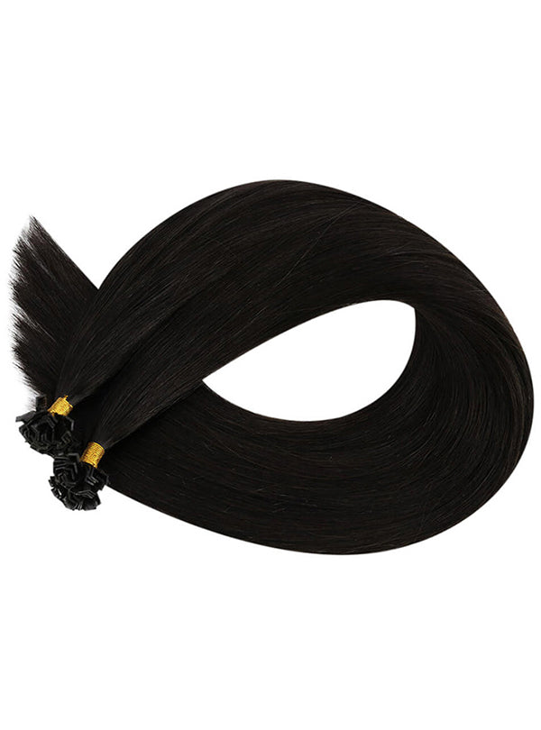25g Chinese Virgin Hair k-tip Extensions-Dark Color