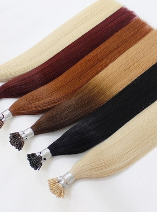 25g i-tip Extensions Afghanistan Virgin Hair - Light Color