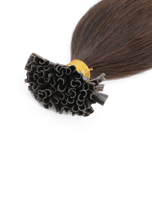 25g Chinese Remy Hair u-tip Extensions-Dark Color