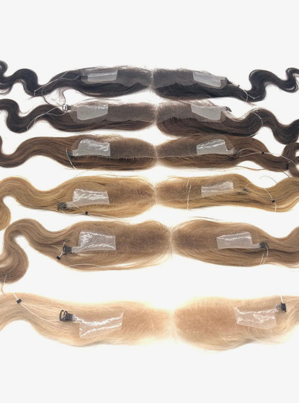 Braunes 9x9 Mono Top / Chinesisches Virgin Hair Topper - TLW001