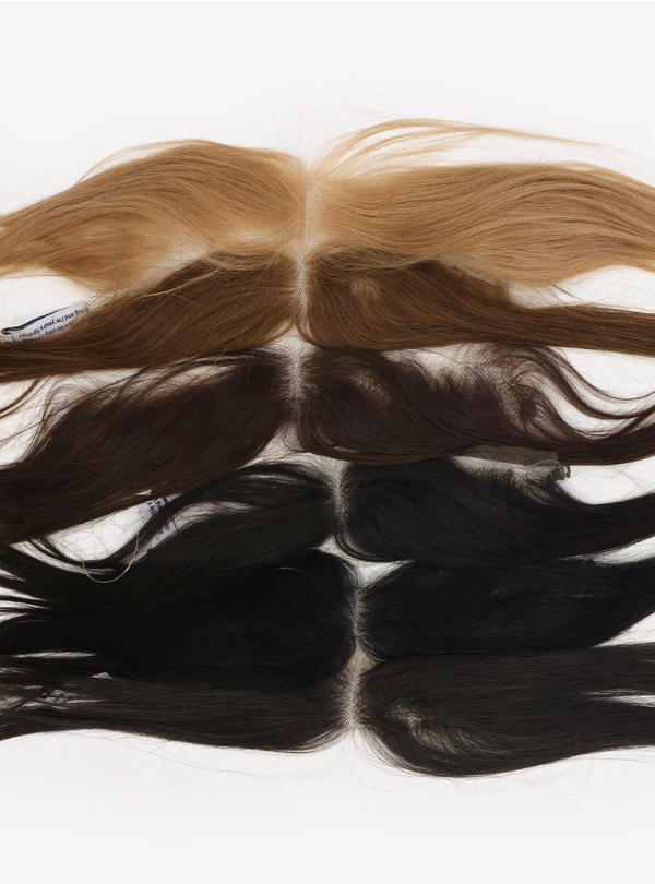 Braunes 9x9 Mono Top / Chinesisches Virgin Hair Topper - TLW001