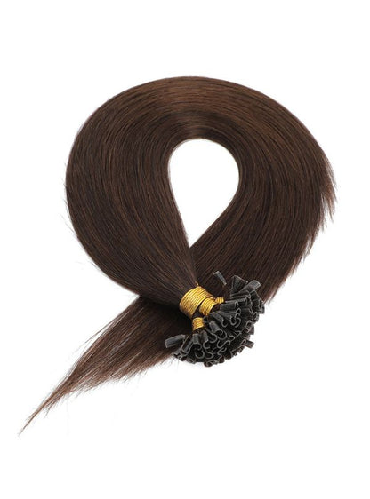 25g u-tip Extensions Burmese Virgin Hair - Dark Color