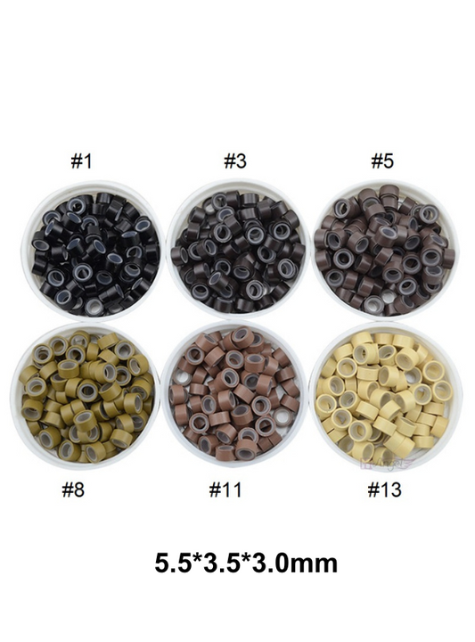 5.5mm Micro Silicone Rings Beads