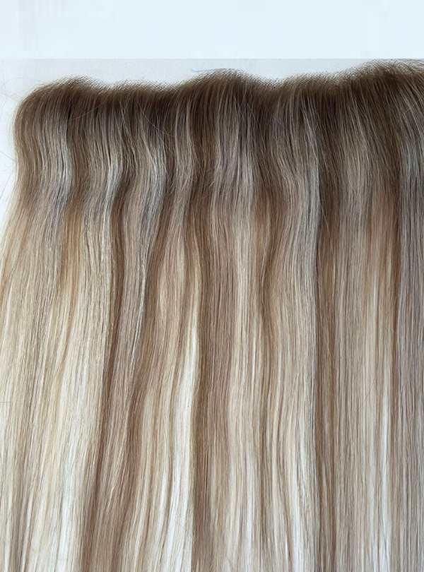 Ombre / Highlight Color: 2.1'' x 10.5'' Frontal Topper / Hairline Topper
