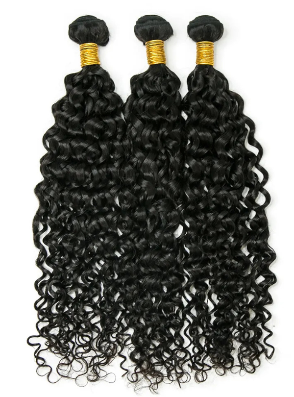 Water Wave Machine Made Weft / Bundle / Weave Extensions / Brazilian Virgin Hair