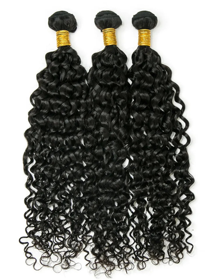 Water Wave Machine Made Weft / Bundle / Weave Extensions / Chinese Virgin Hair