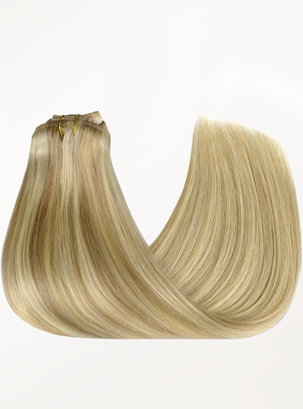 Ombre / Highlight Color: Afghanistan Virgin Hair Classic Clip In Extensions