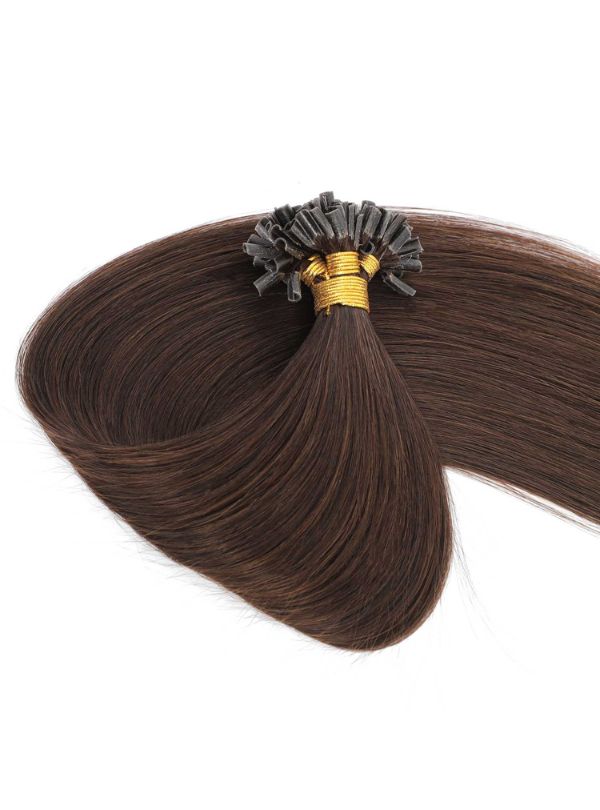 25g u-tip Extensions Burmese Virgin Hair - Dark Color