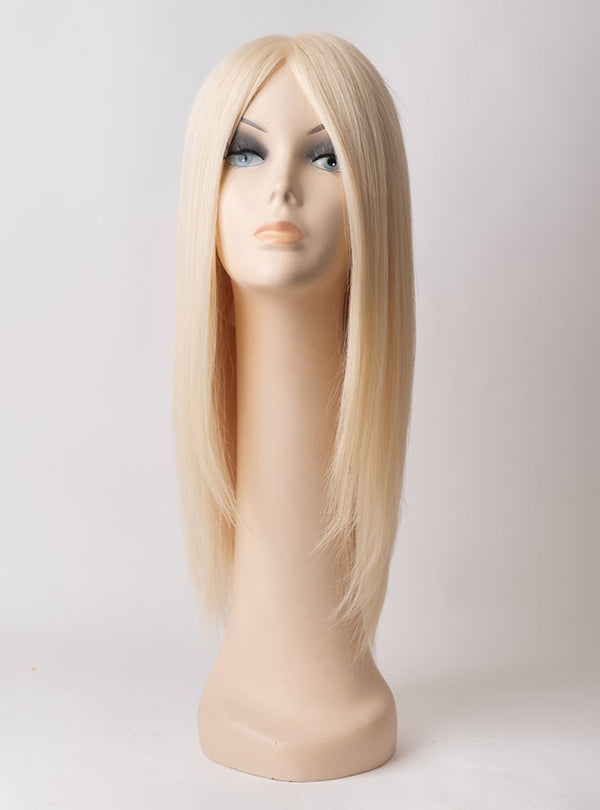 #60 Whitest Ash Blonde Toppers Chinese Virgin Hair - TLW015