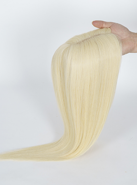 [Stock Unit] 3.5'' x 5.5'' Mono Top Topper Top Chinese Virgin Hair #613