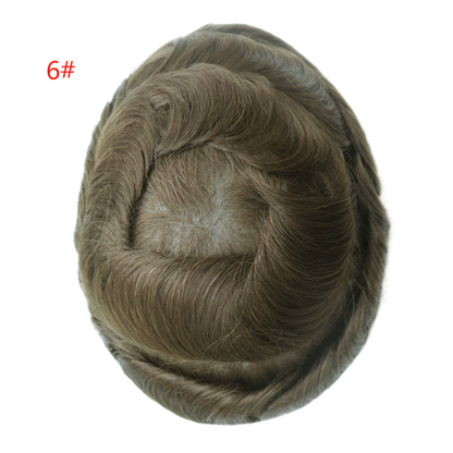 [Stock Unit] Clear Skin Hair - Skin Base Men's Toupee Hair System